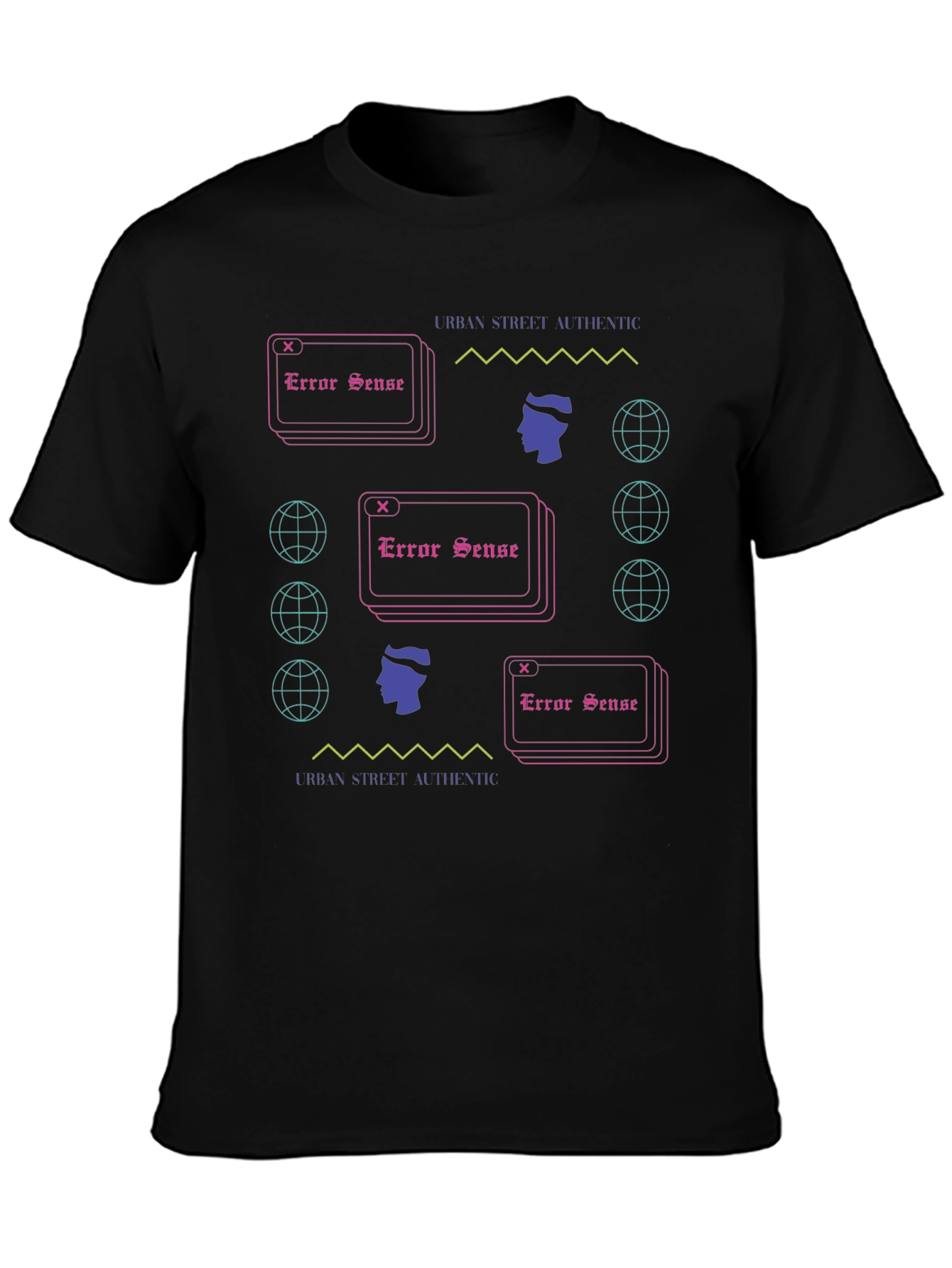 Urban Street Error Sense Graphic Tee