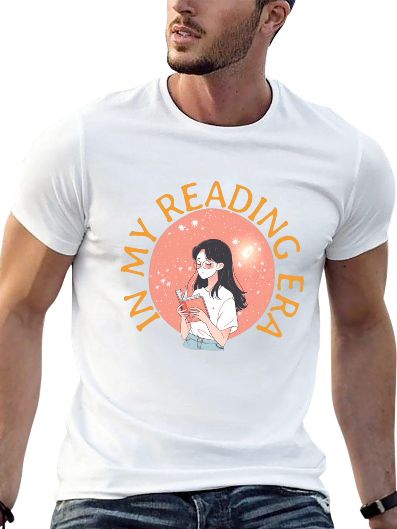 Reading Era Graphic Tee - Unisex Black T-Shirt