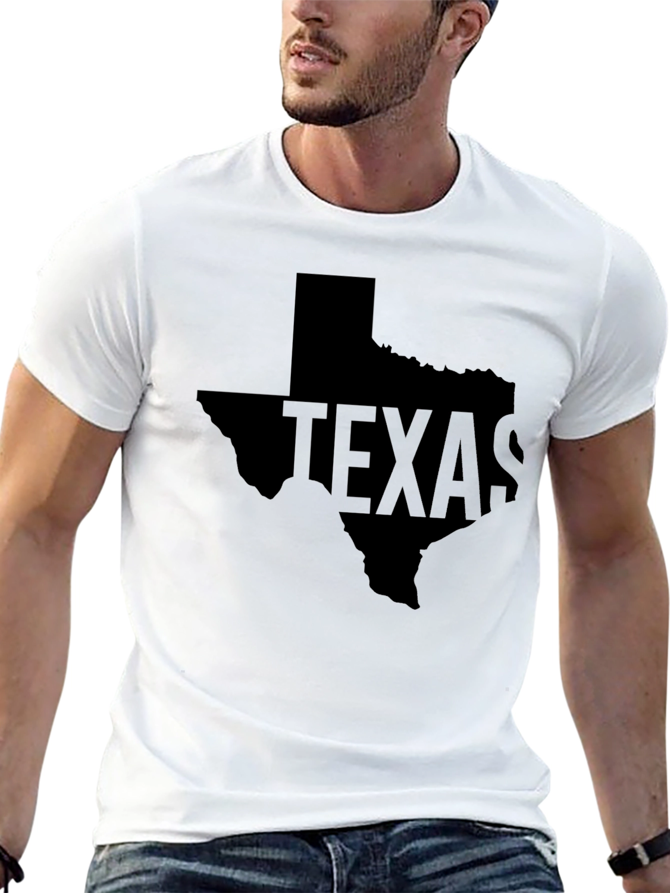 Texas State Pride Black Graphic Tee