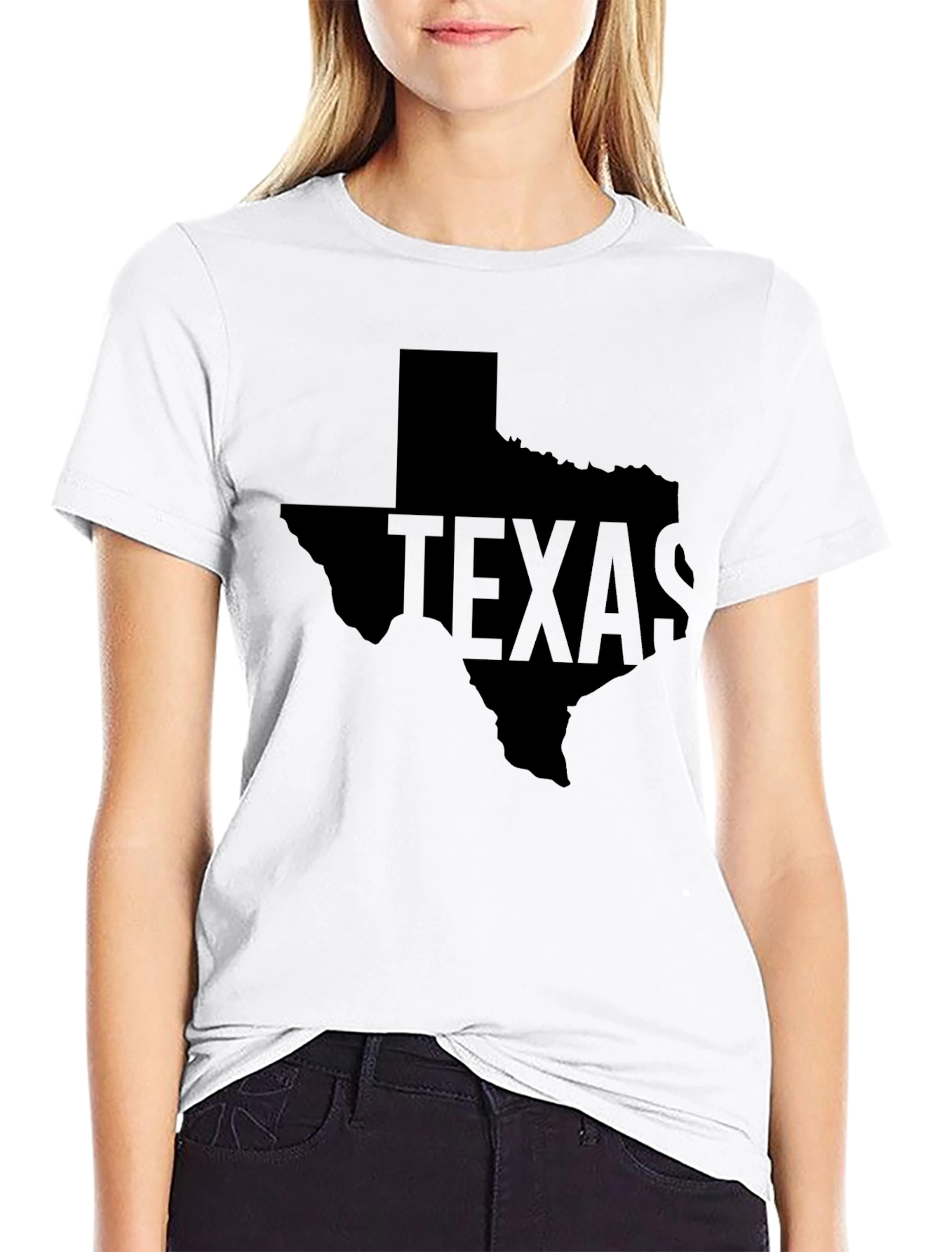 Texas State Pride Black Graphic Tee