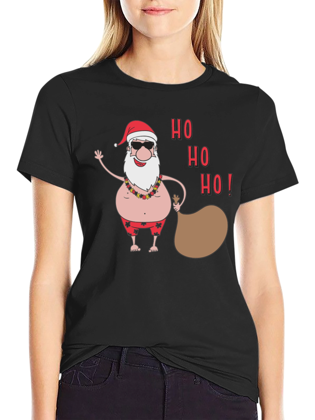 Tropical Santa Claus T-Shirt