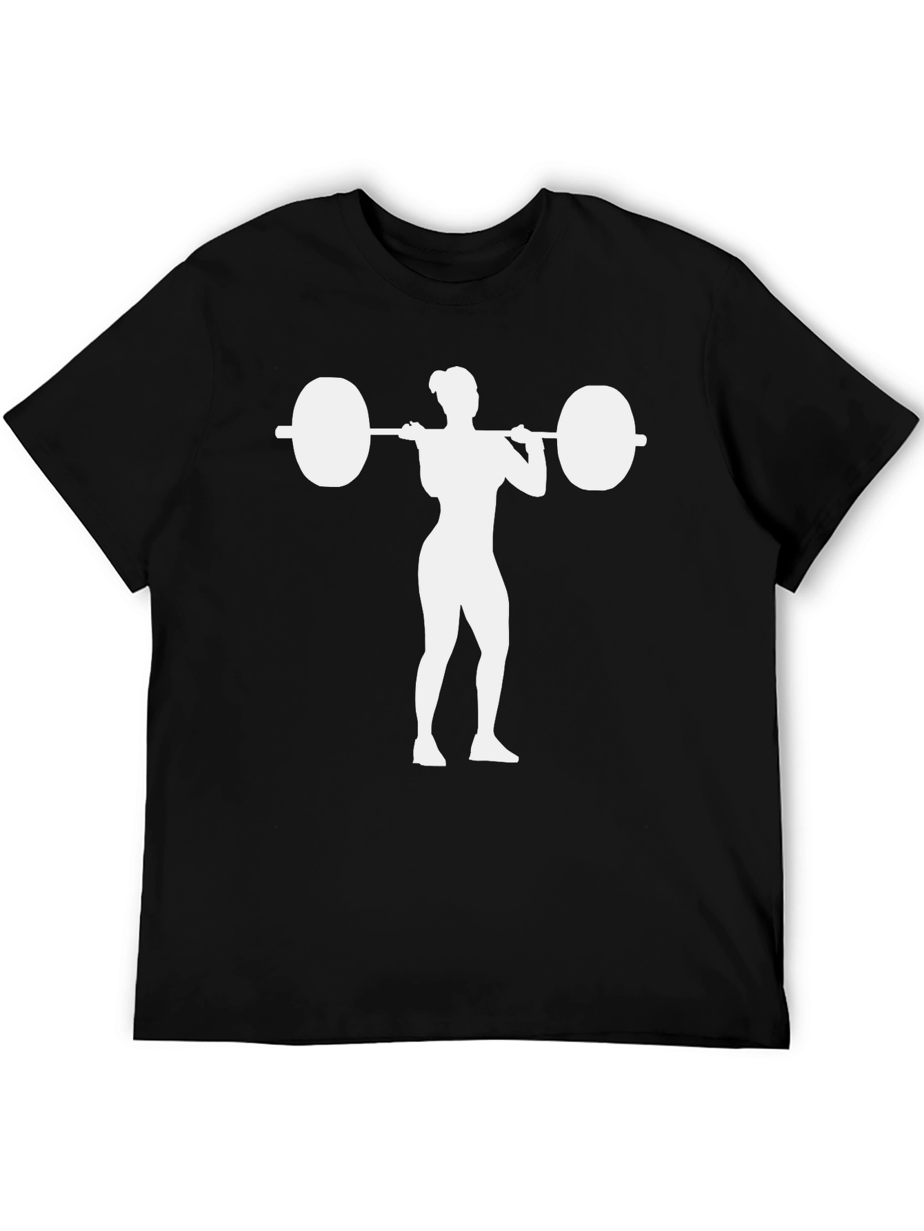Weightlifting Womans Silhouette T-Shirt