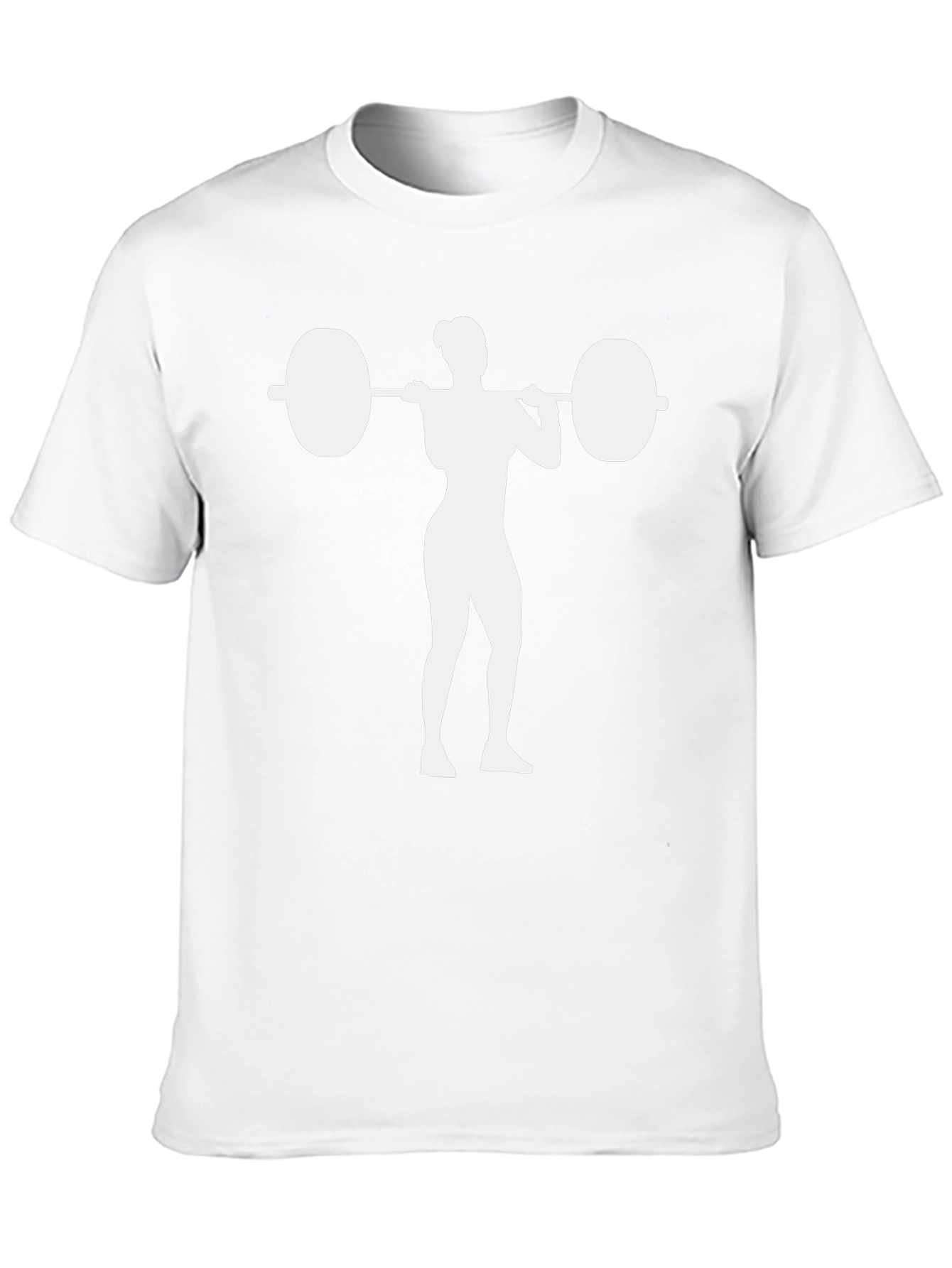 Weightlifting Womans Silhouette T-Shirt