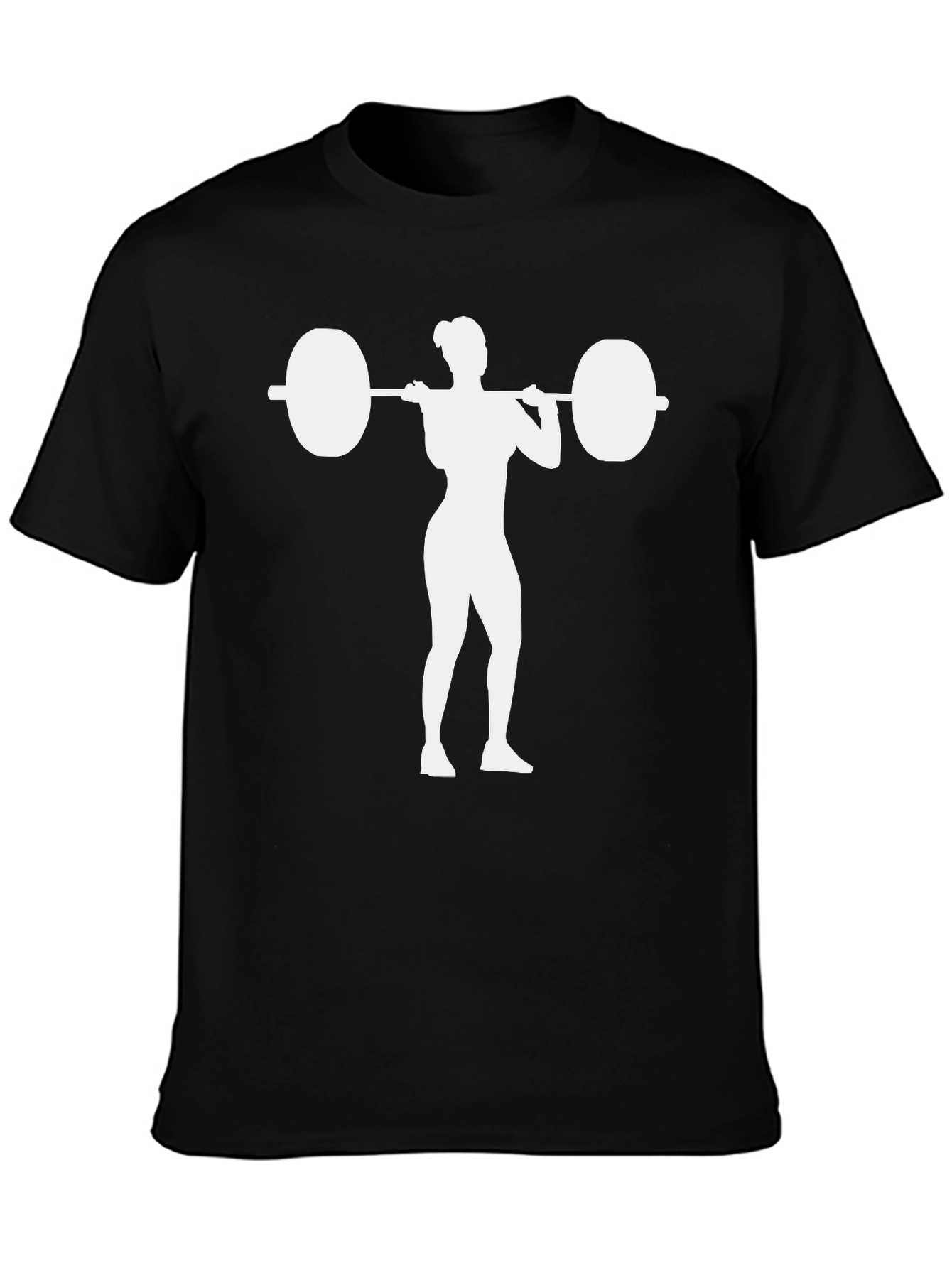 Weightlifting Womans Silhouette T-Shirt