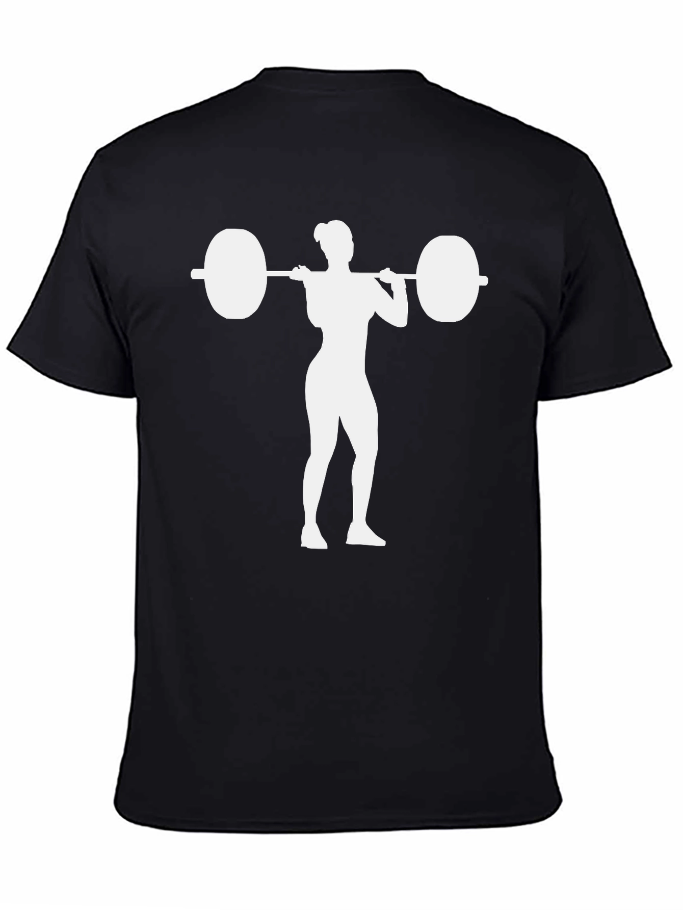 Weightlifting Womans Silhouette T-Shirt