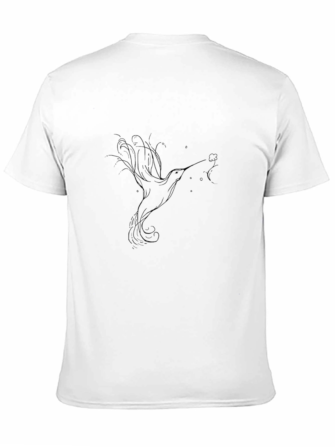 Hummingbird Graphic Black T-Shirt