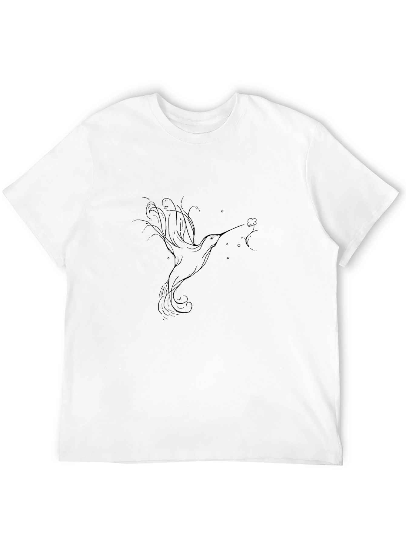 Hummingbird Graphic Black T-Shirt