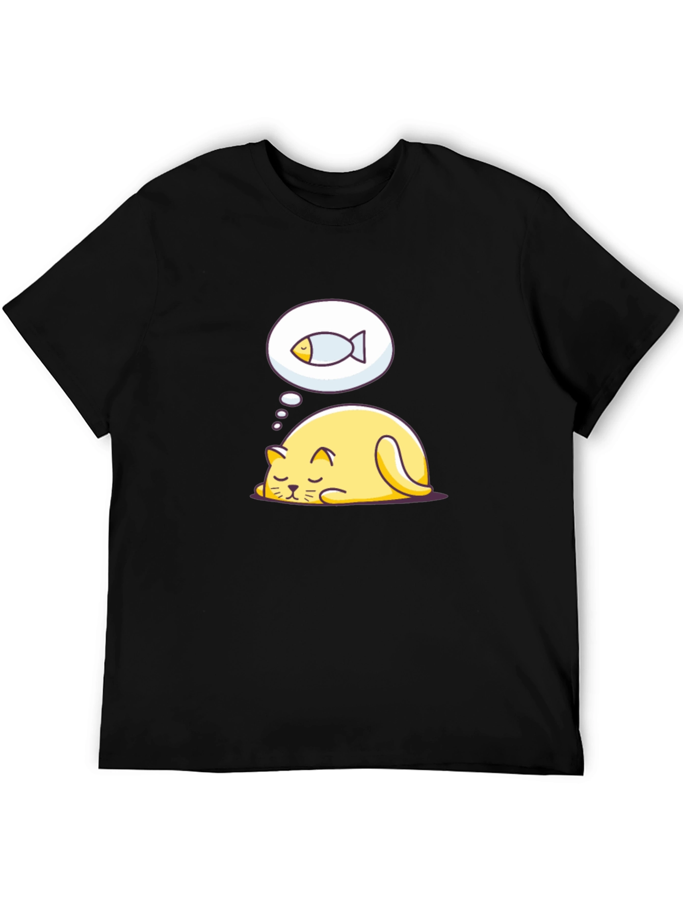 Dreaming Cat T-Shirt - Cute Graphic Tee