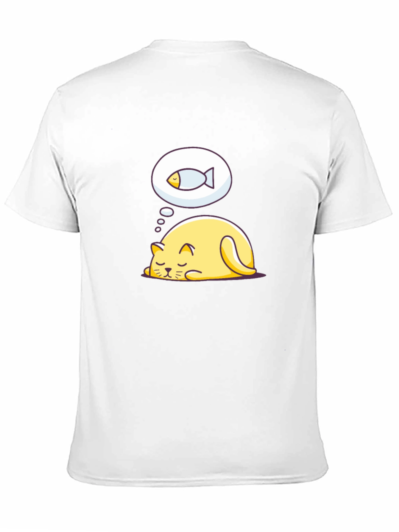 Dreaming Cat T-Shirt - Cute Graphic Tee