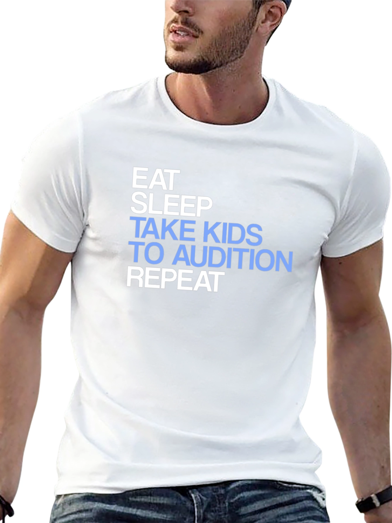 Eat Sleep Take Kids to Audition Repeat T-Shirt