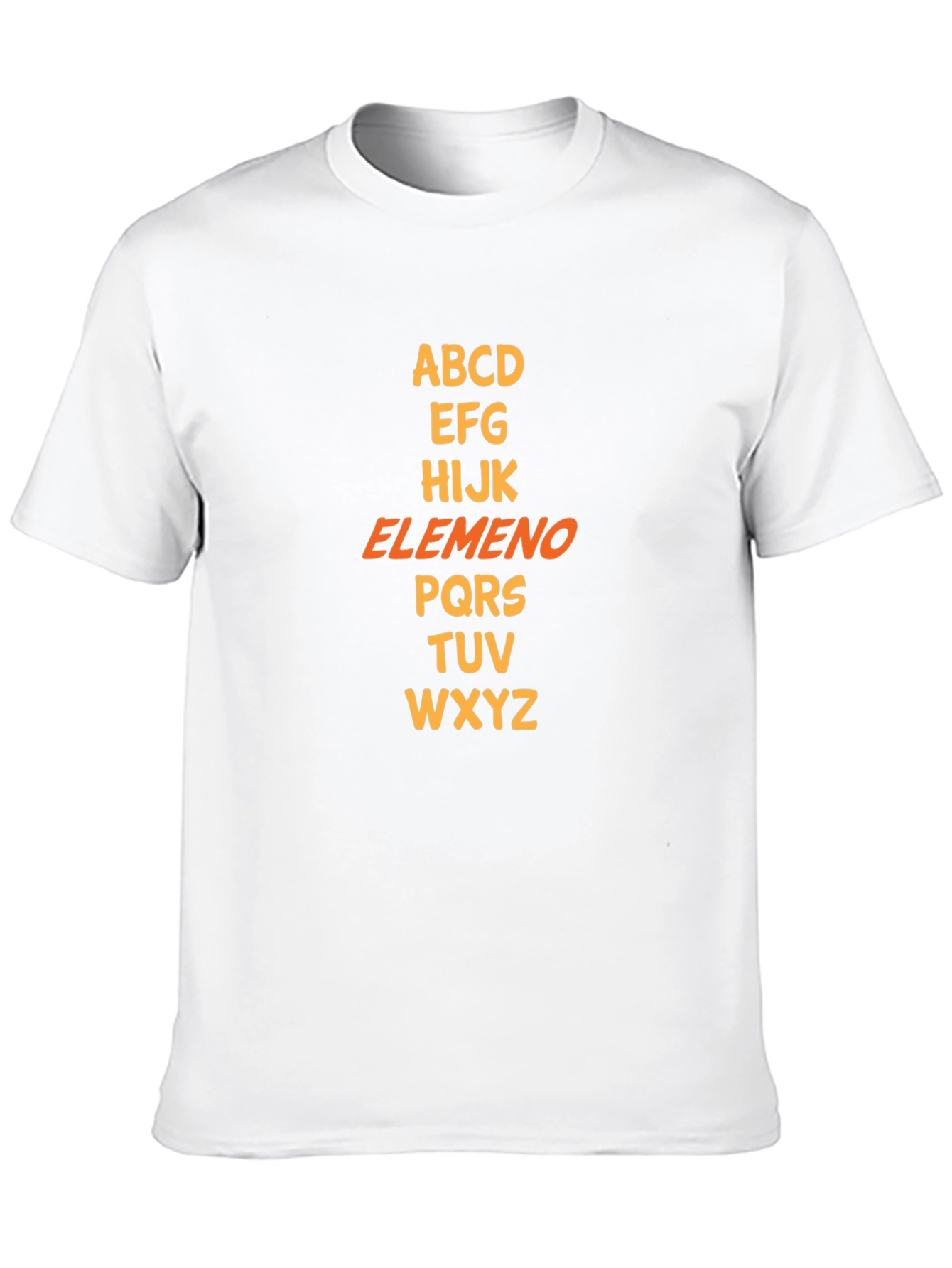 Alphabet T-Shirt: Elementary Fun!