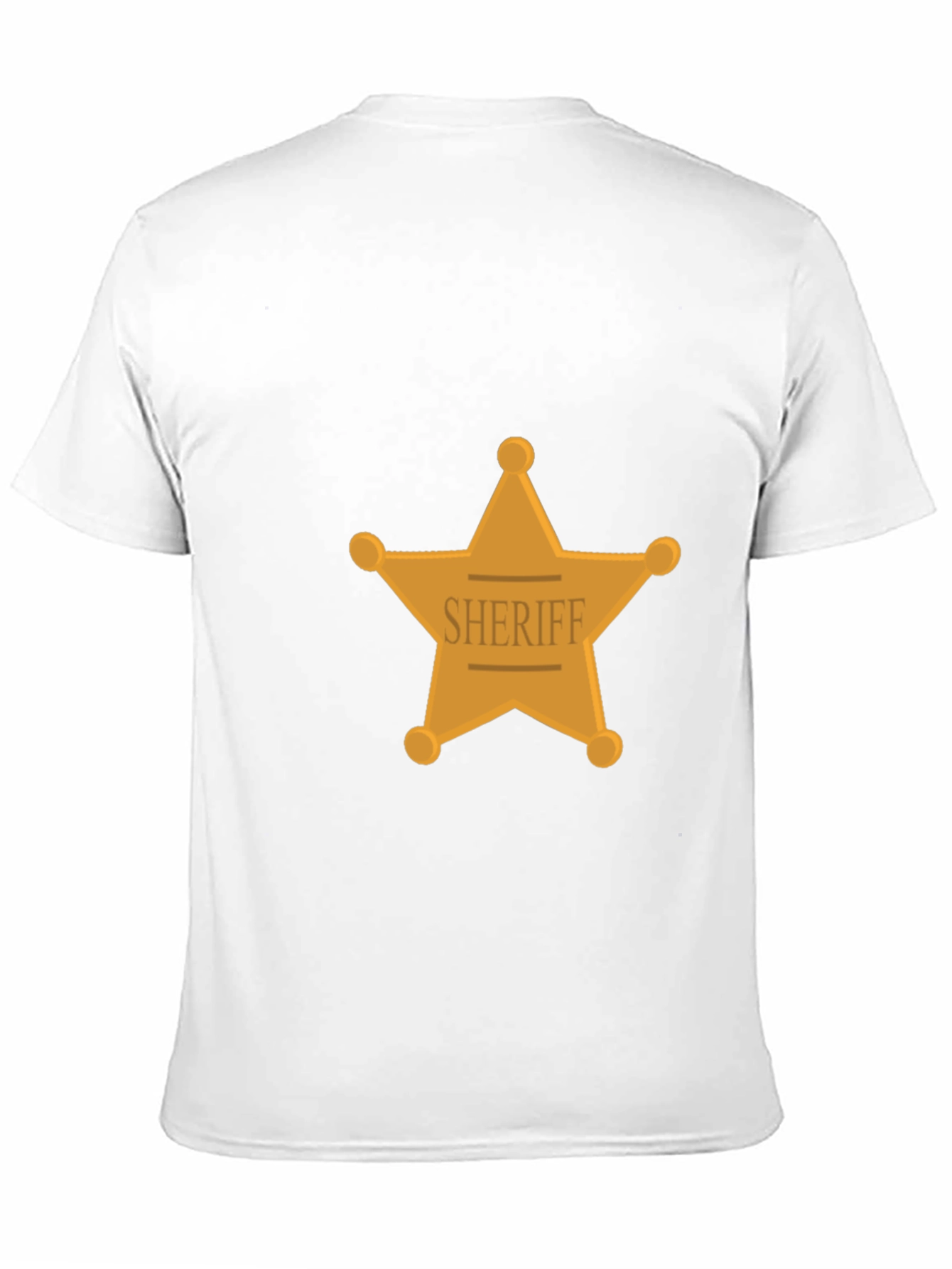Sheriff Star Graphic Black T-Shirt