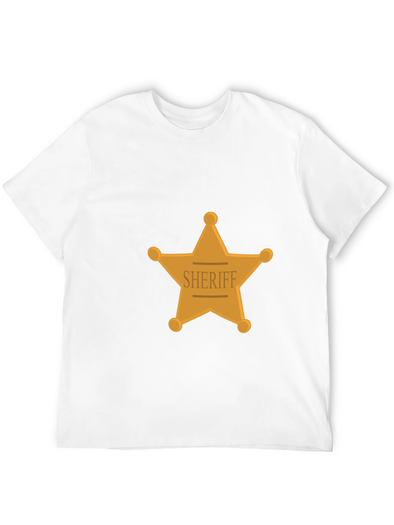Sheriff Star Graphic Black T-Shirt