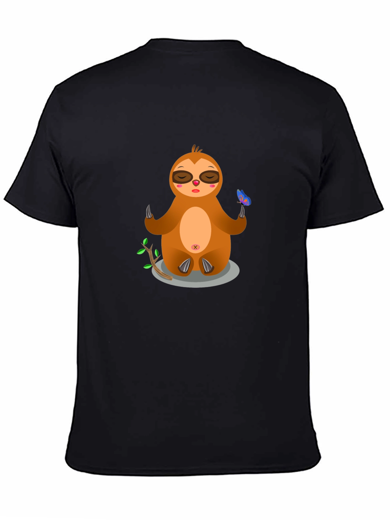Meditating Sloth Graphic T-Shirt