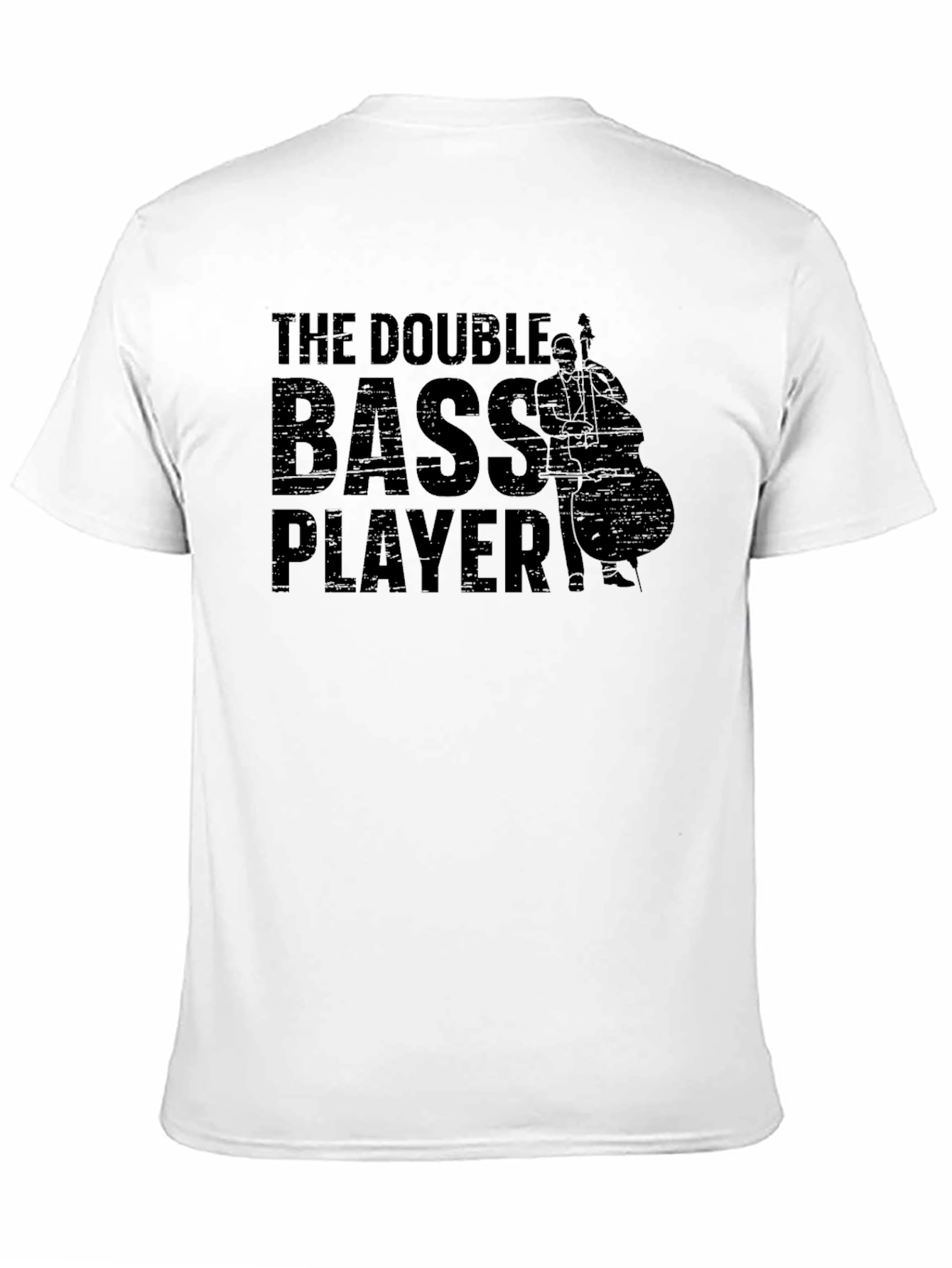 Double Bass Player Graphic Tee - Music Lovers T-Shirt