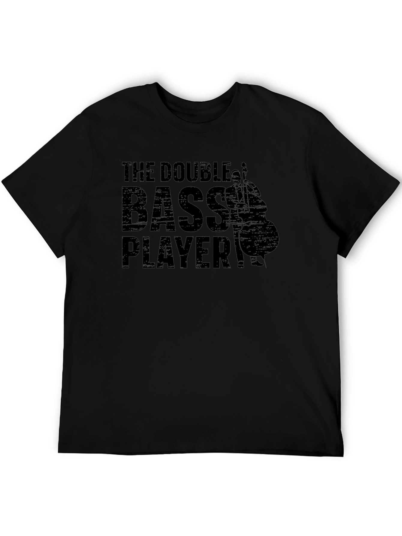 Double Bass Player Graphic Tee - Music Lovers T-Shirt