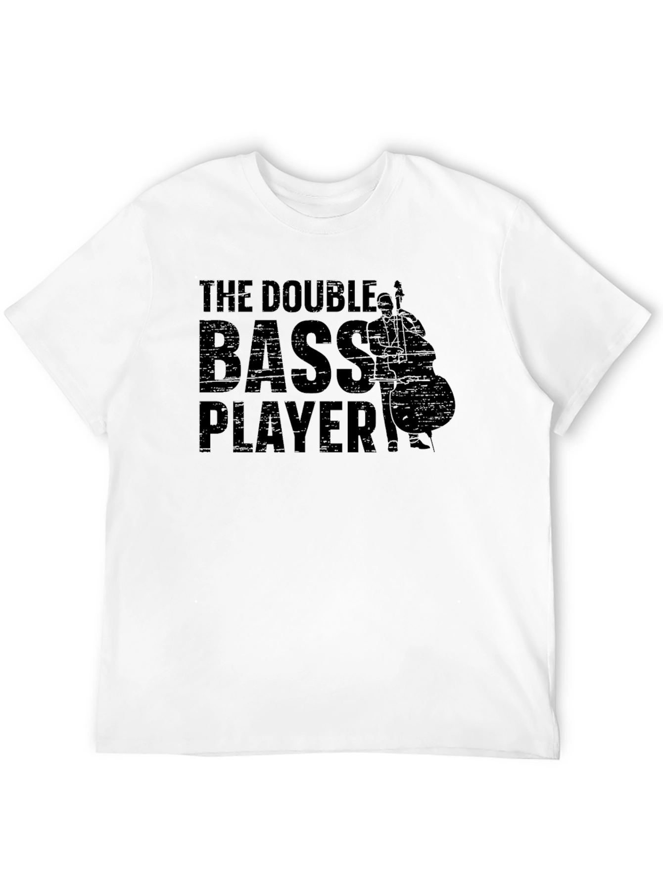 Double Bass Player Graphic Tee - Music Lovers T-Shirt