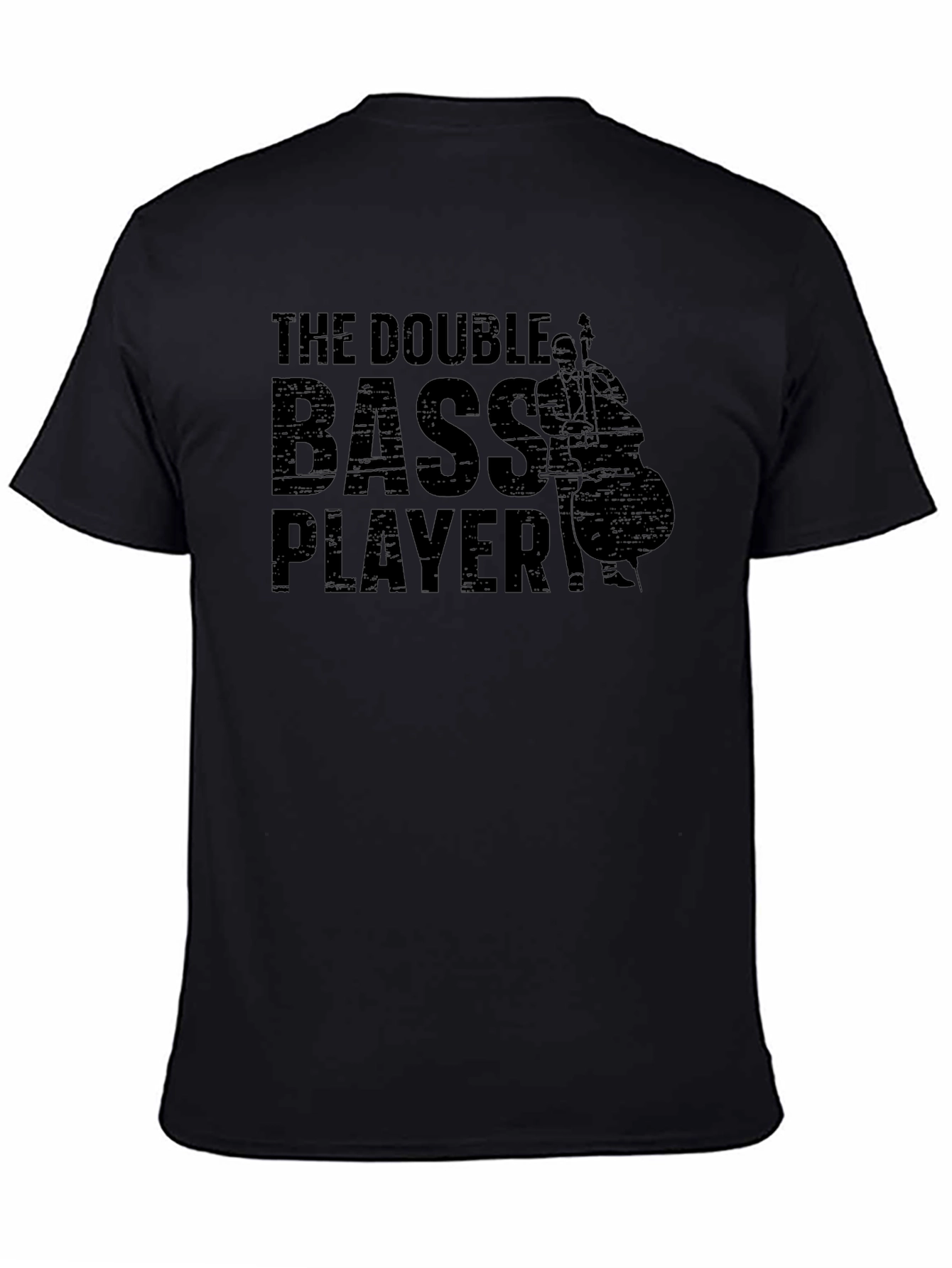 Double Bass Player Graphic Tee - Music Lovers T-Shirt