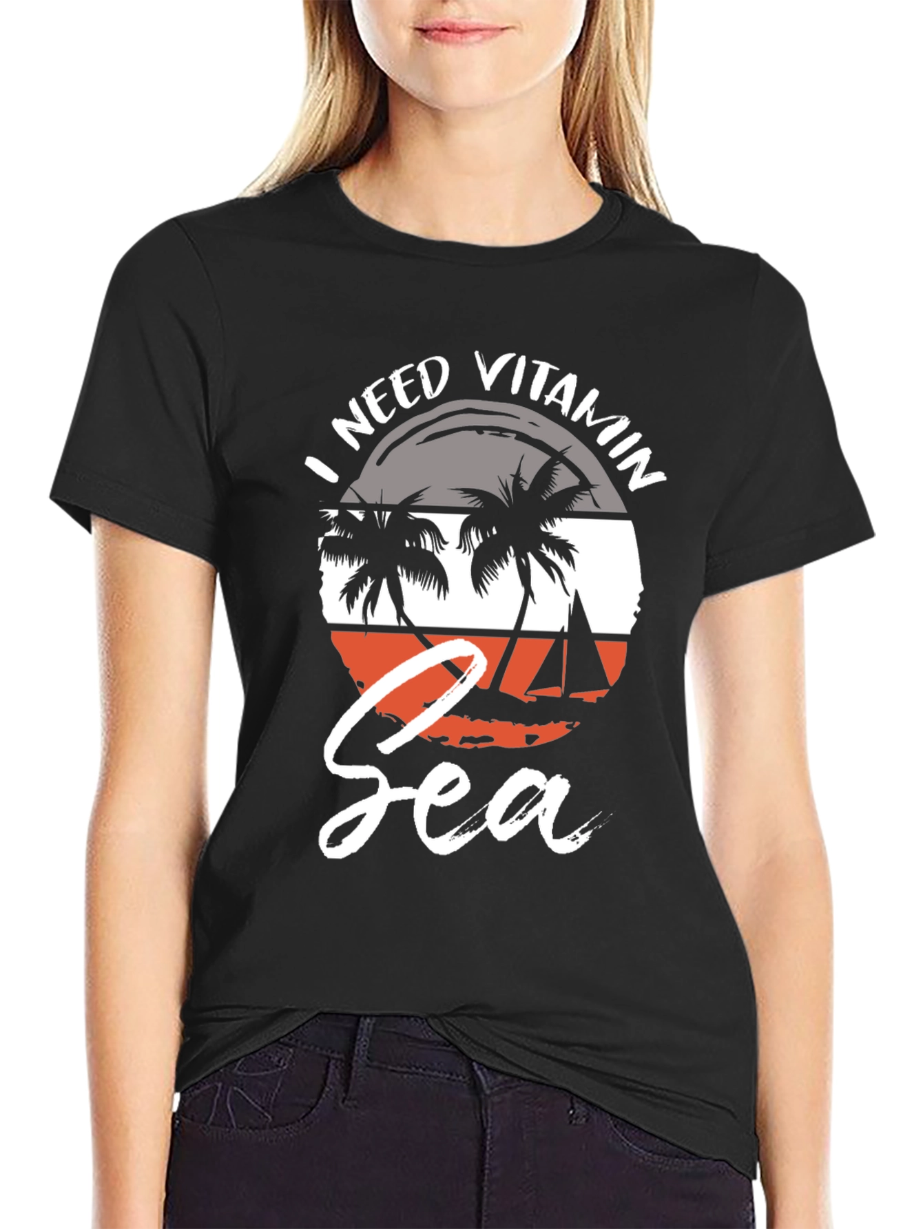 Vitamin Sea Graphic T-Shirt - Beach Lover Tee