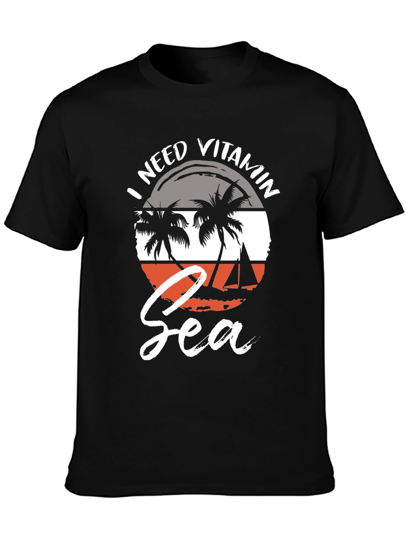 Vitamin Sea Graphic T-Shirt - Beach Lover Tee
