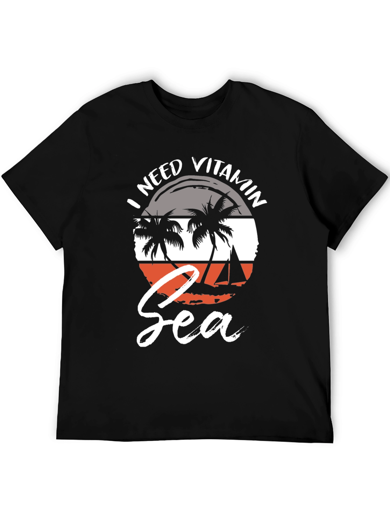 Vitamin Sea Graphic T-Shirt - Beach Lover Tee