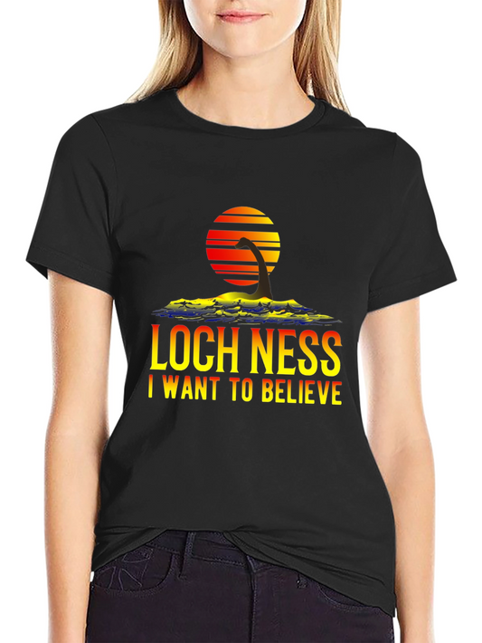 Loch Ness I Want to Believe T-Shirt
