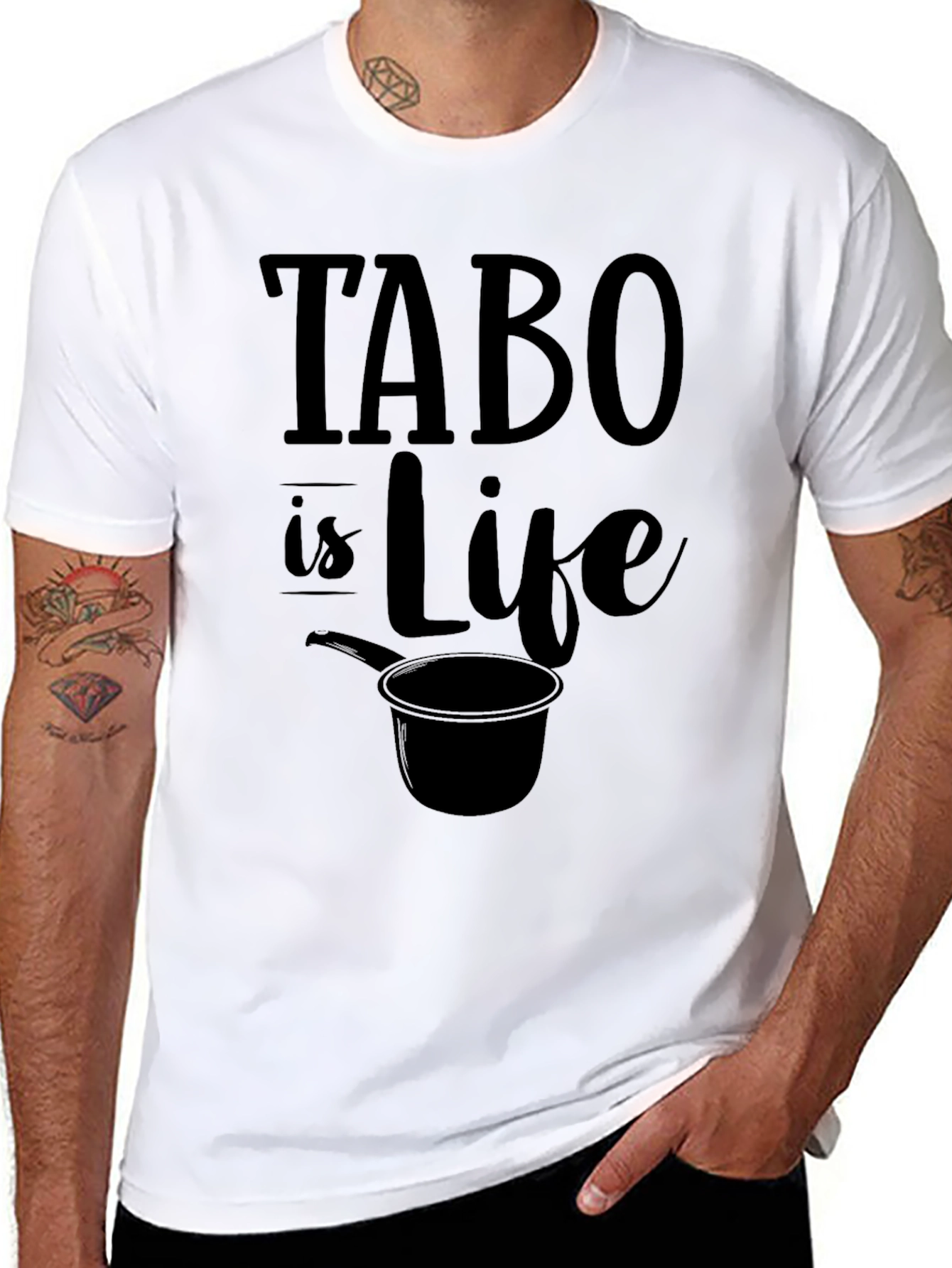 Tabo Is Life Graphic Tee - Novelty Statement T-Shirt