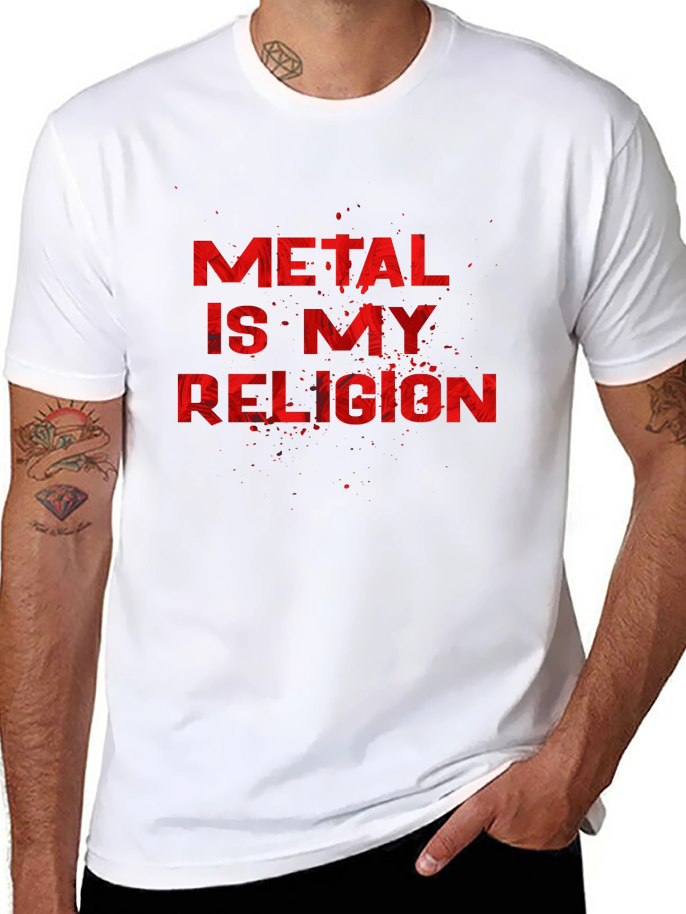Metal Is My Religion Graphic T-Shirt