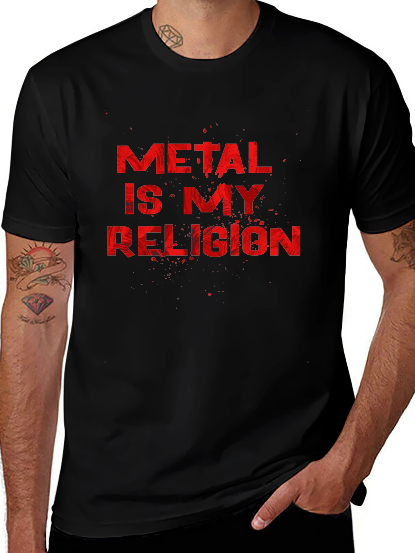 Metal Is My Religion Graphic T-Shirt
