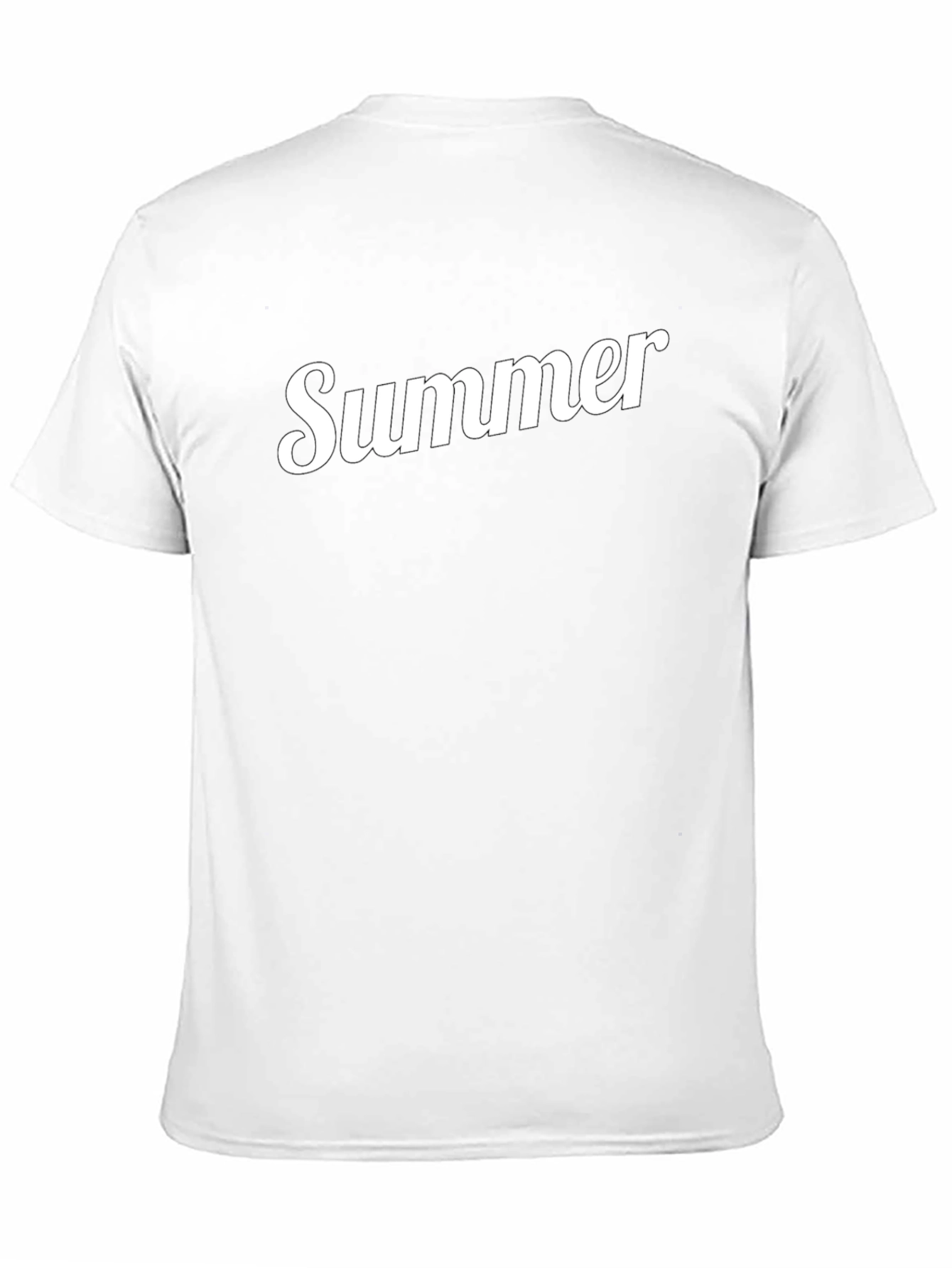 Summer Graphic Tee - Casual Black T-Shirt