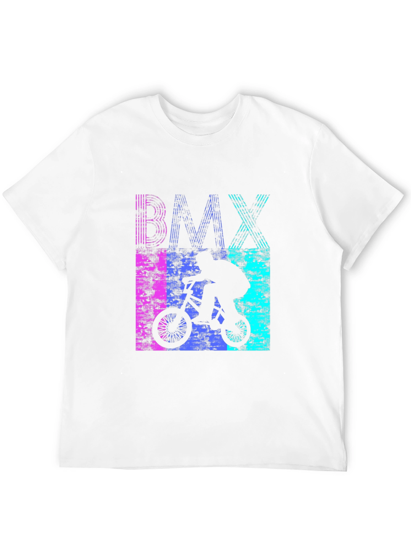 Retro BMX Rider Graphic Tee - Black