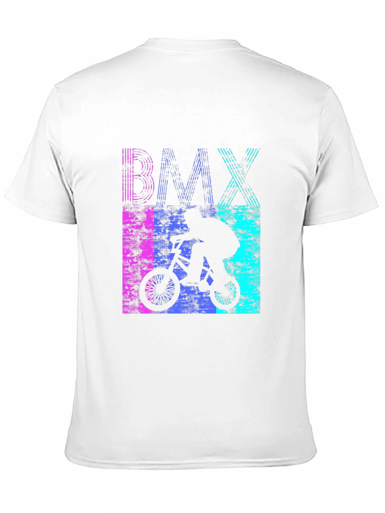 Retro BMX Rider Graphic Tee - Black