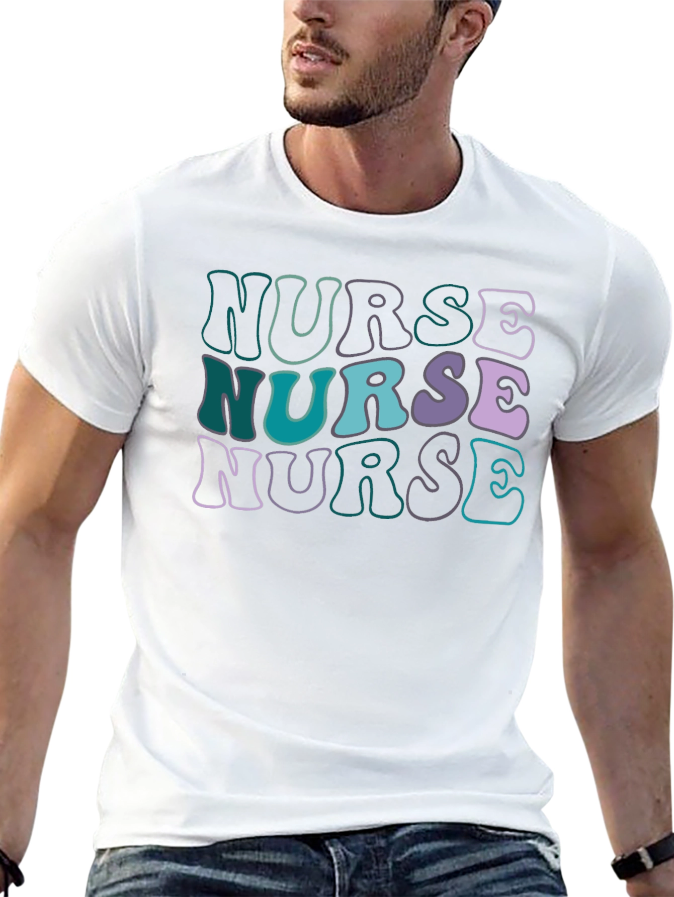 Retro Nurse T-Shirt - Stylish Graphic Tee