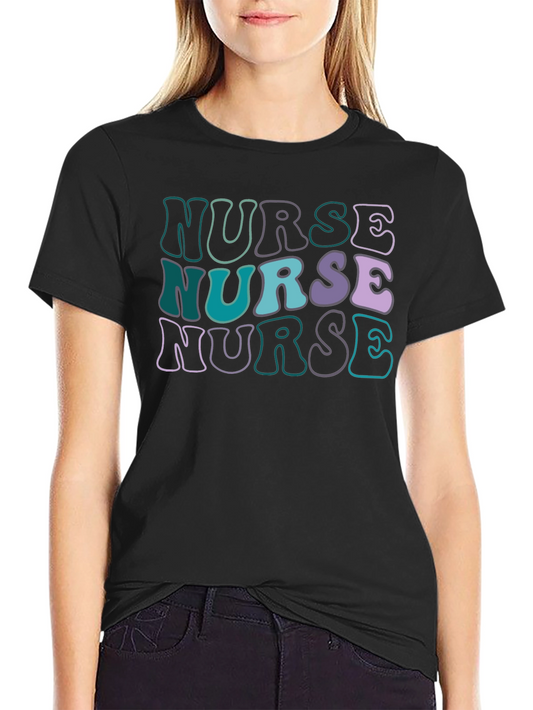 Retro Nurse T-Shirt - Stylish Graphic Tee