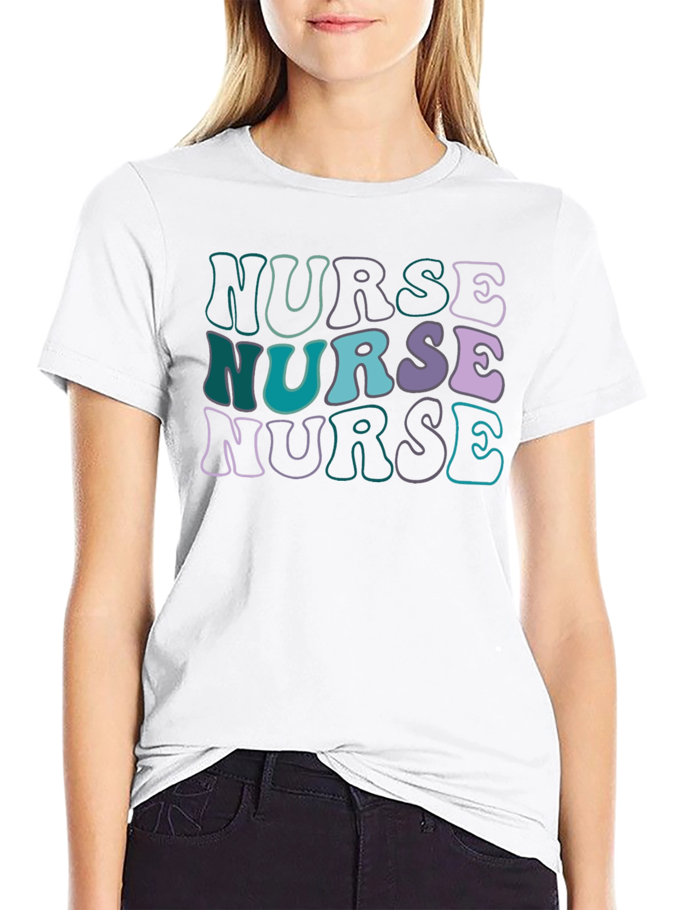 Retro Nurse T-Shirt - Stylish Graphic Tee