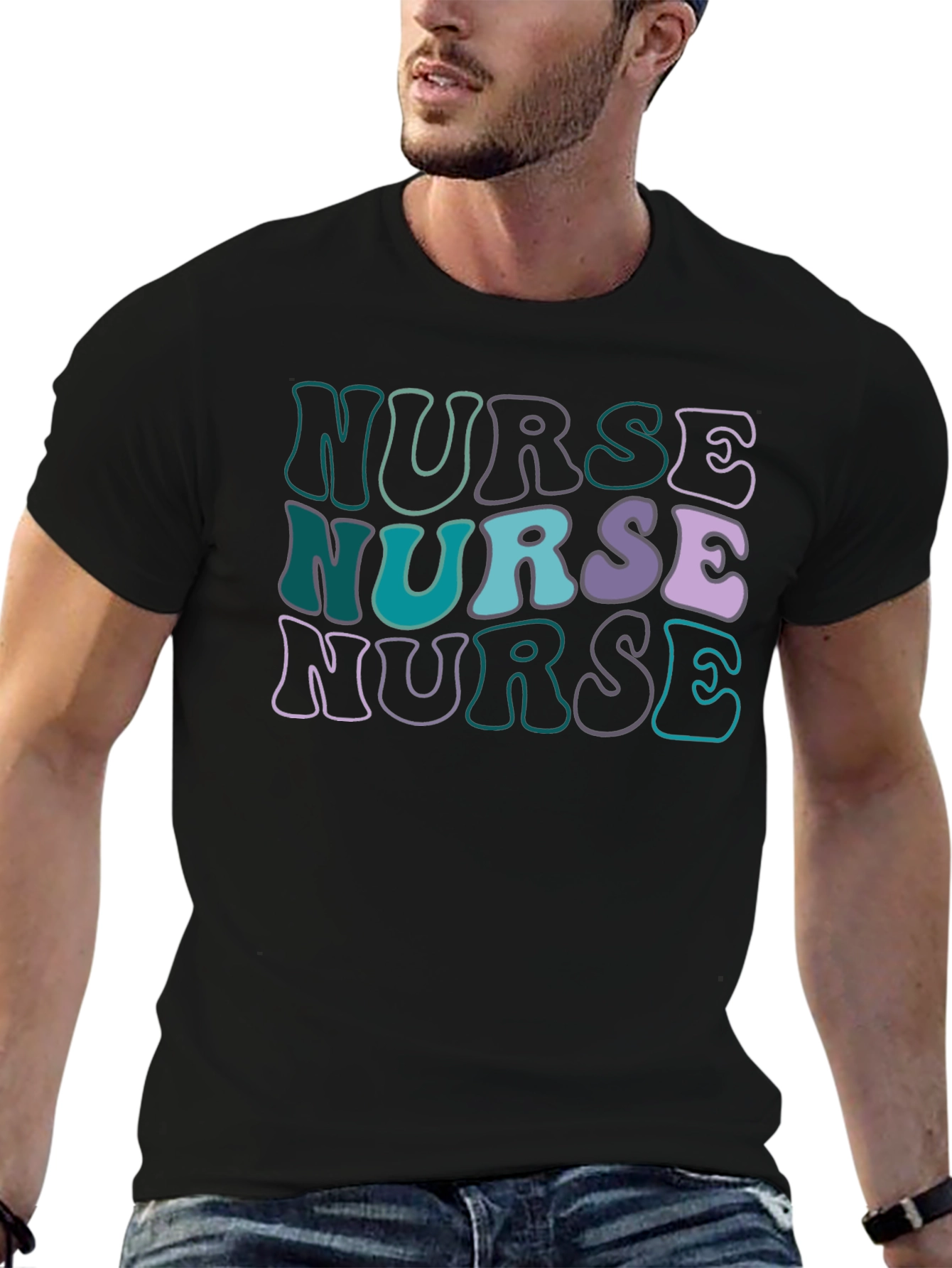 Retro Nurse T-Shirt - Stylish Graphic Tee