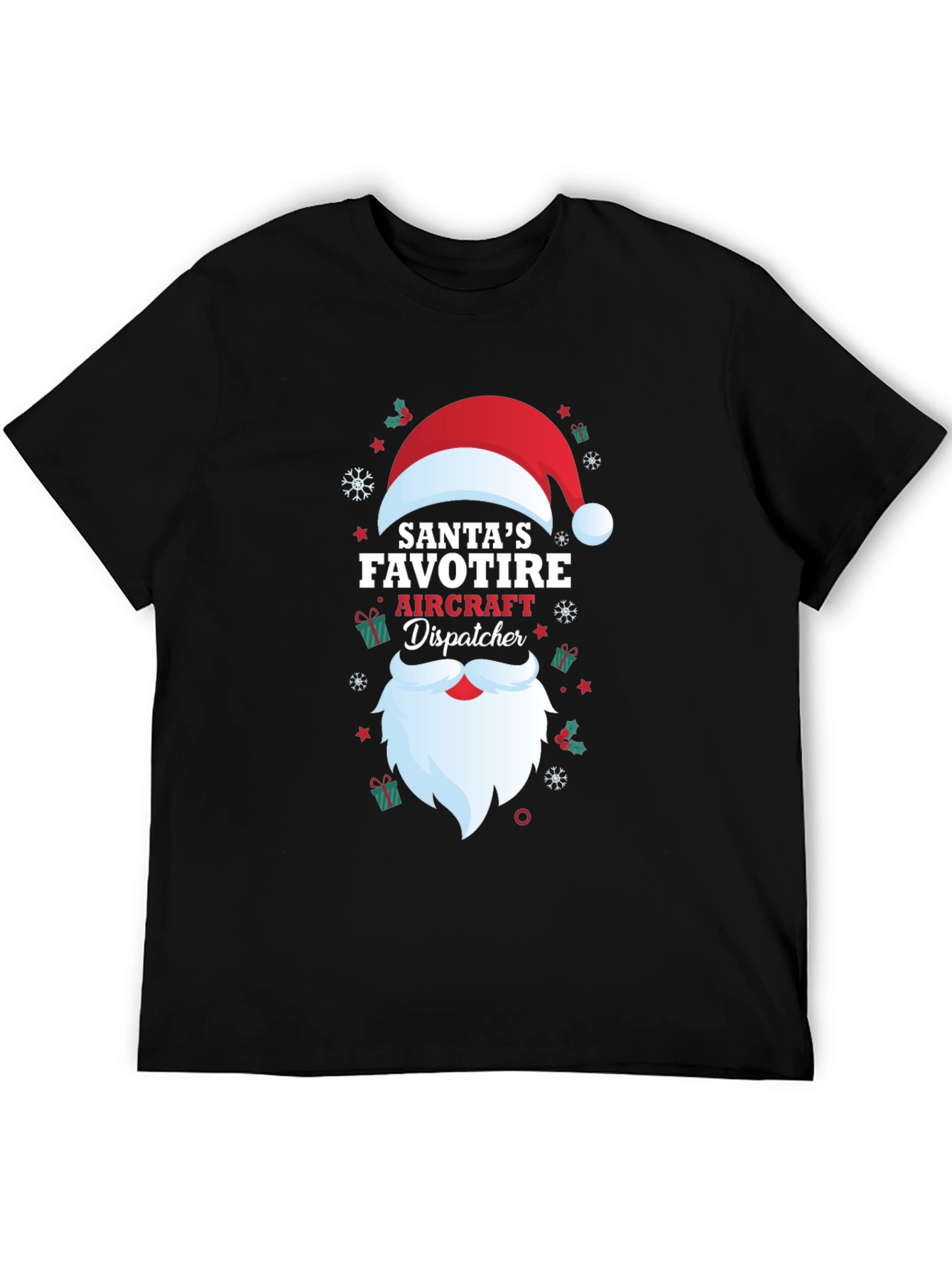 Santas Favorite Aircraft Dispatcher T-Shirt