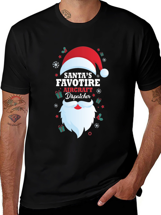 Santas Favorite Aircraft Dispatcher T-Shirt