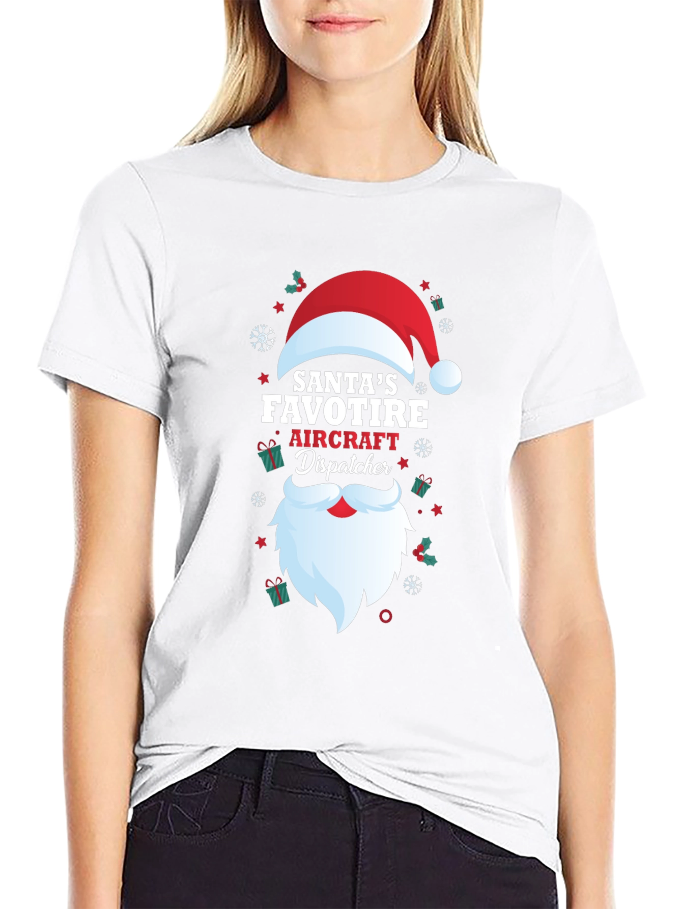 Santas Favorite Aircraft Dispatcher T-Shirt