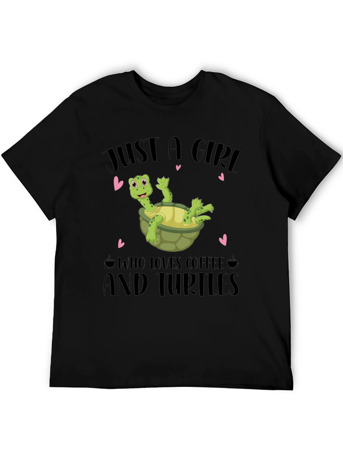 Just A Girl Who Loves Coffee & Turtles T-Shirt