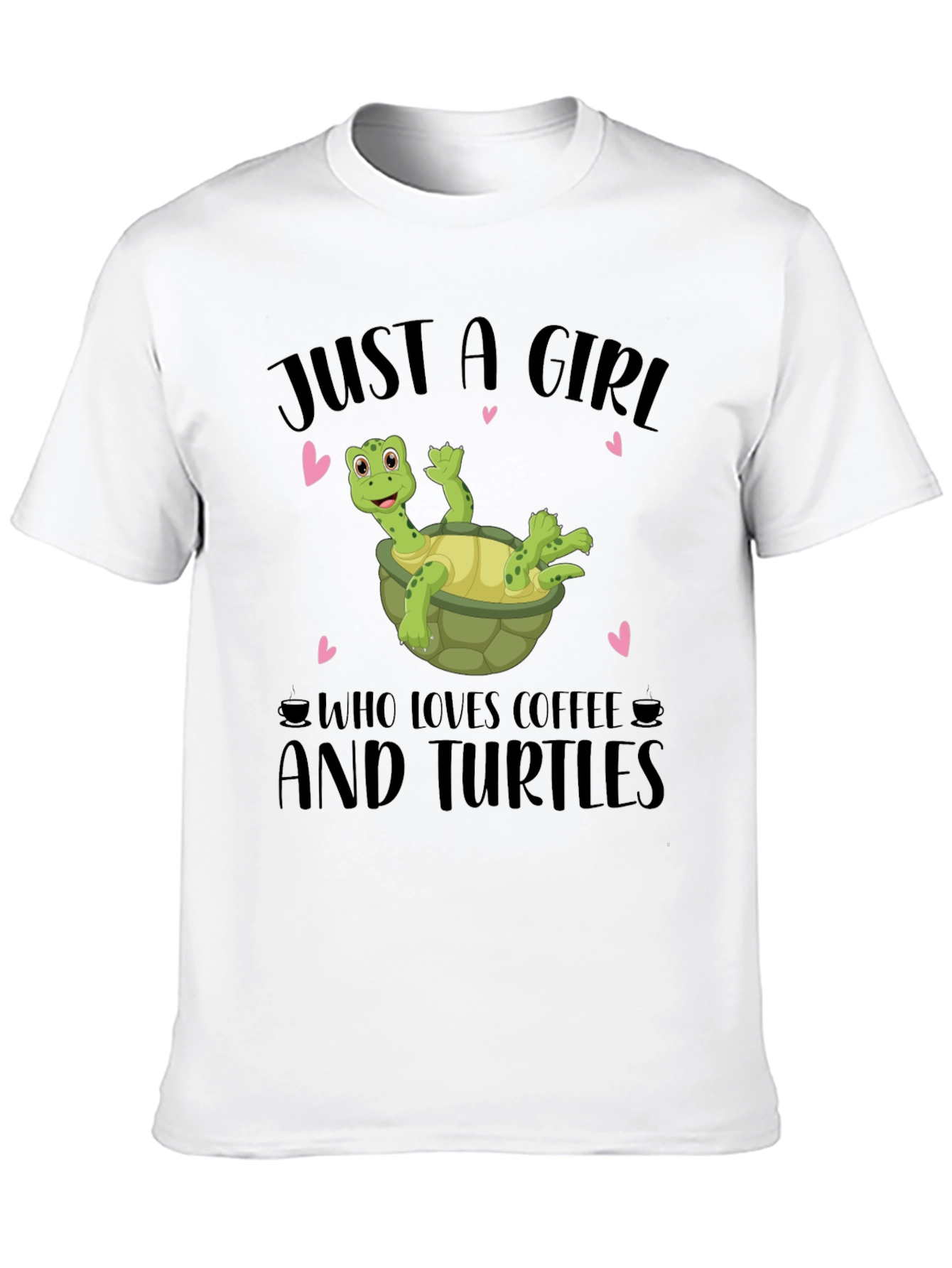 Just A Girl Who Loves Coffee & Turtles T-Shirt