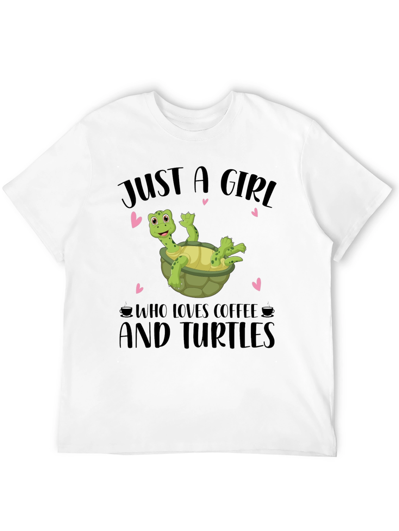 Just A Girl Who Loves Coffee & Turtles T-Shirt