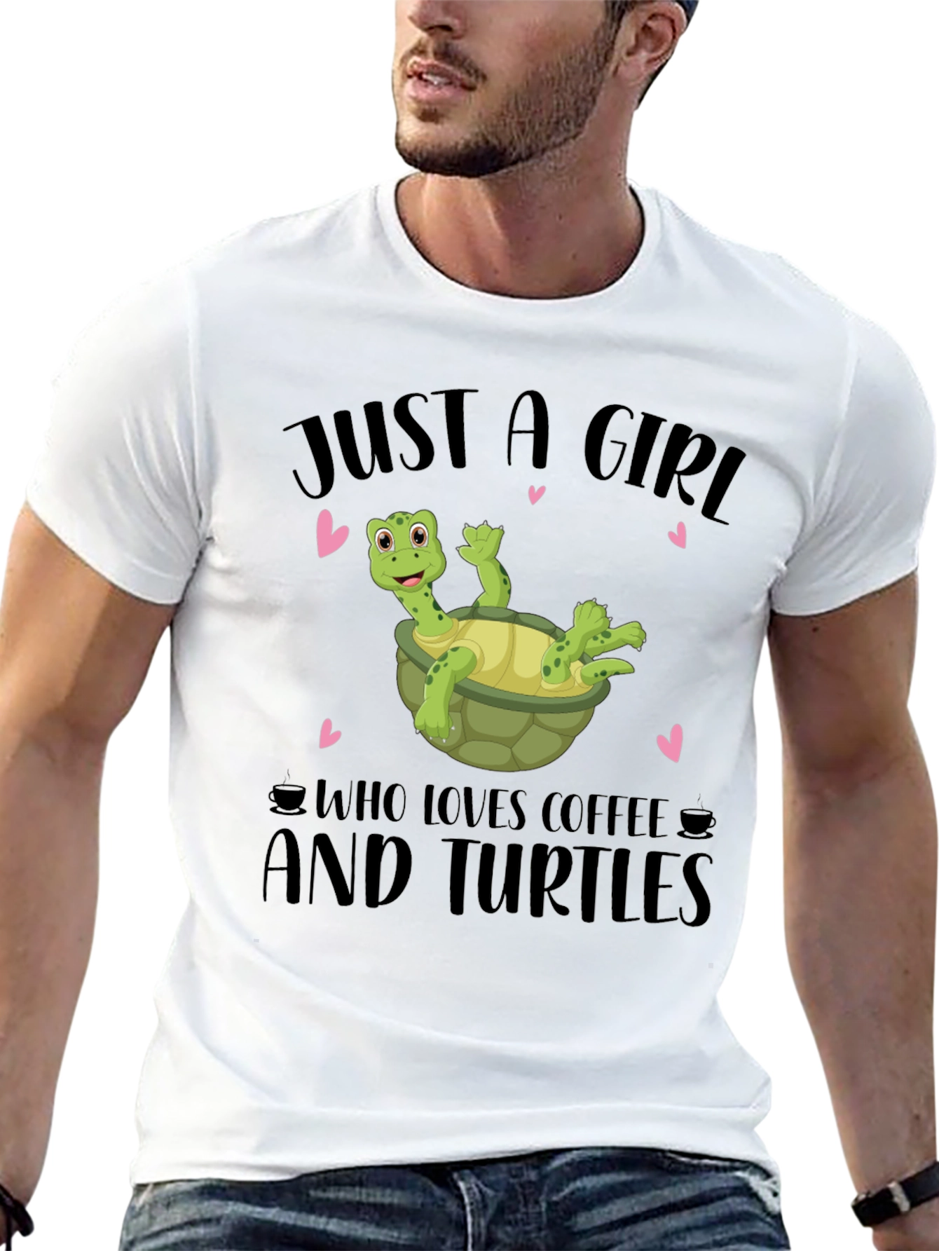 Just A Girl Who Loves Coffee & Turtles T-Shirt