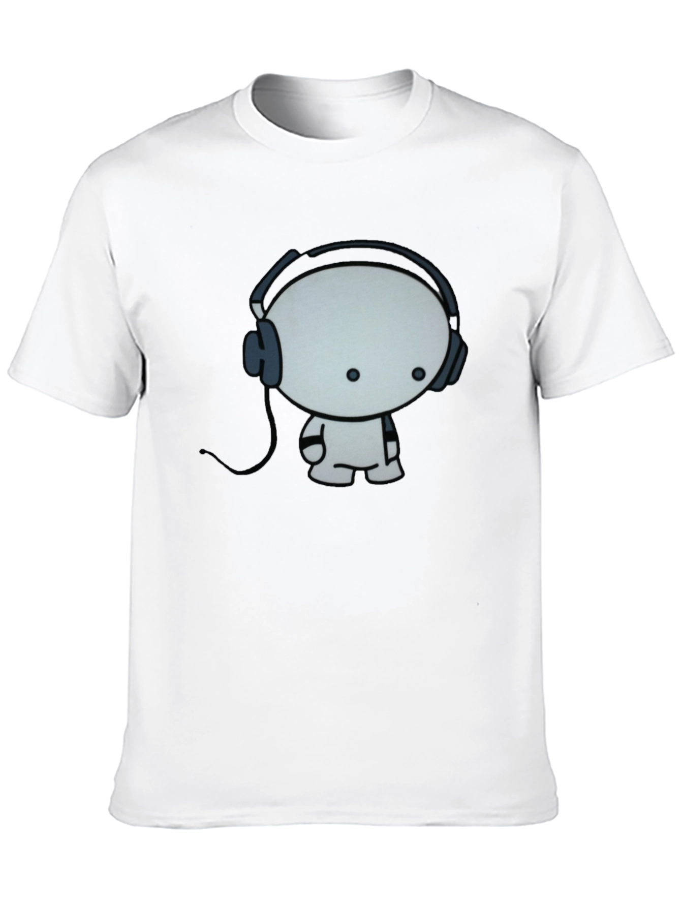 Cool Cartoon Character Graphic Black T-Shirt