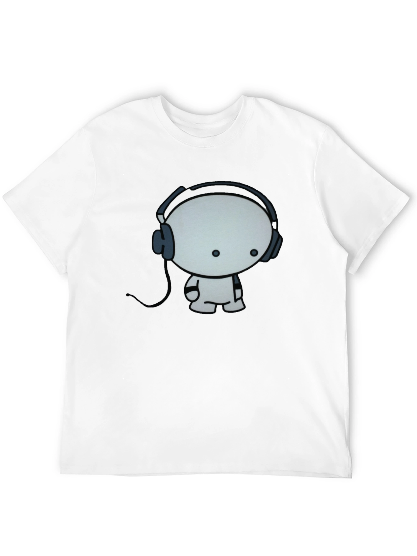 Cool Cartoon Character Graphic Black T-Shirt