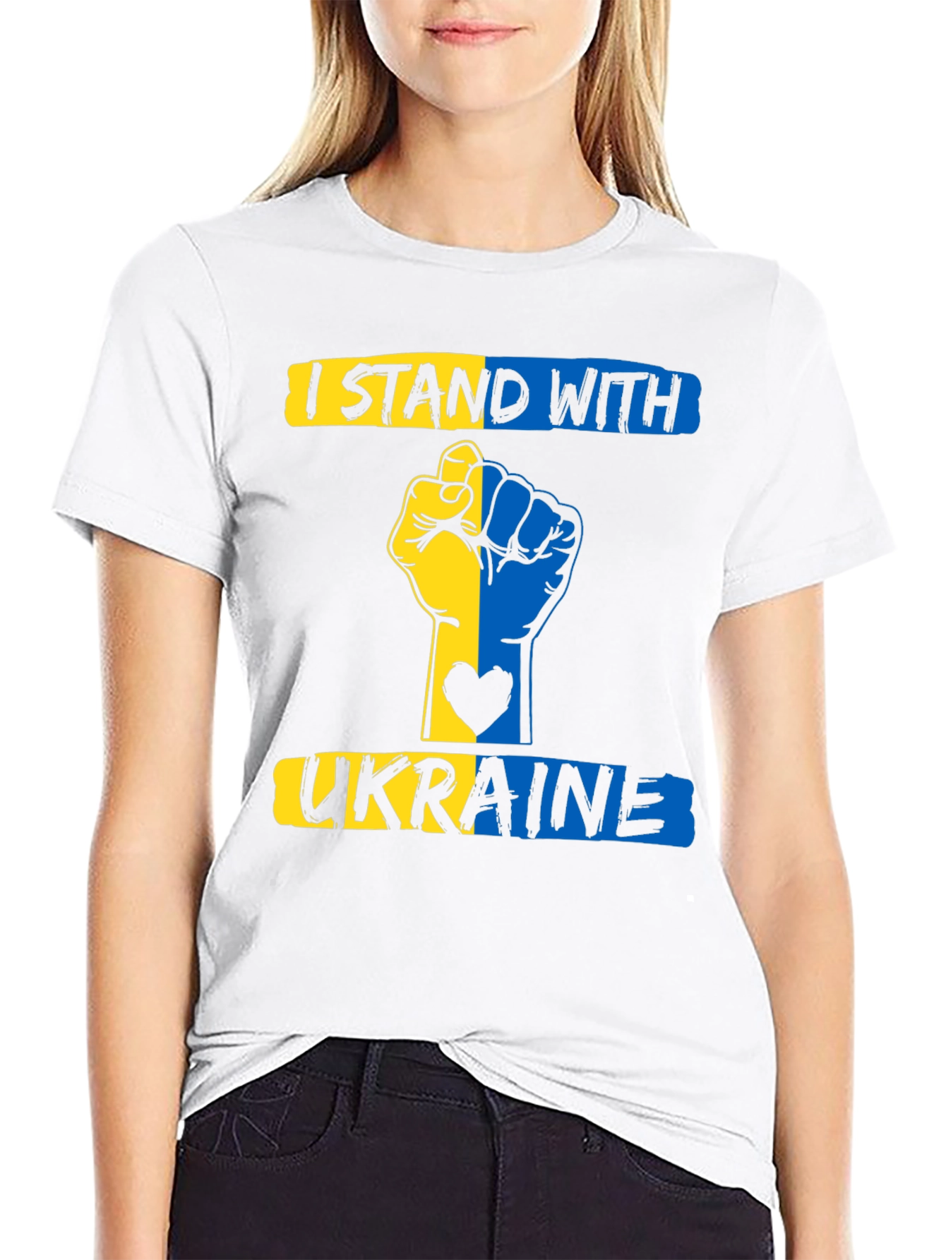 I Stand With Ukraine Support T-Shirt