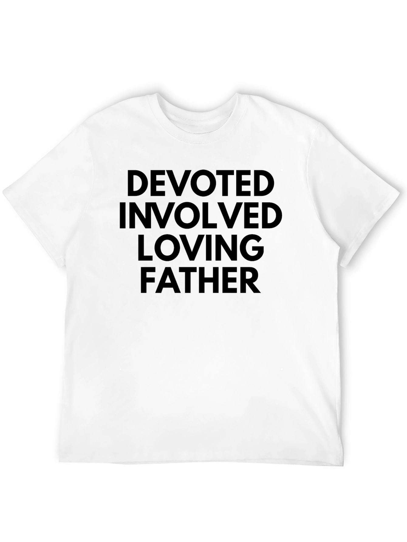 Devoted Loving Father Black T-Shirt