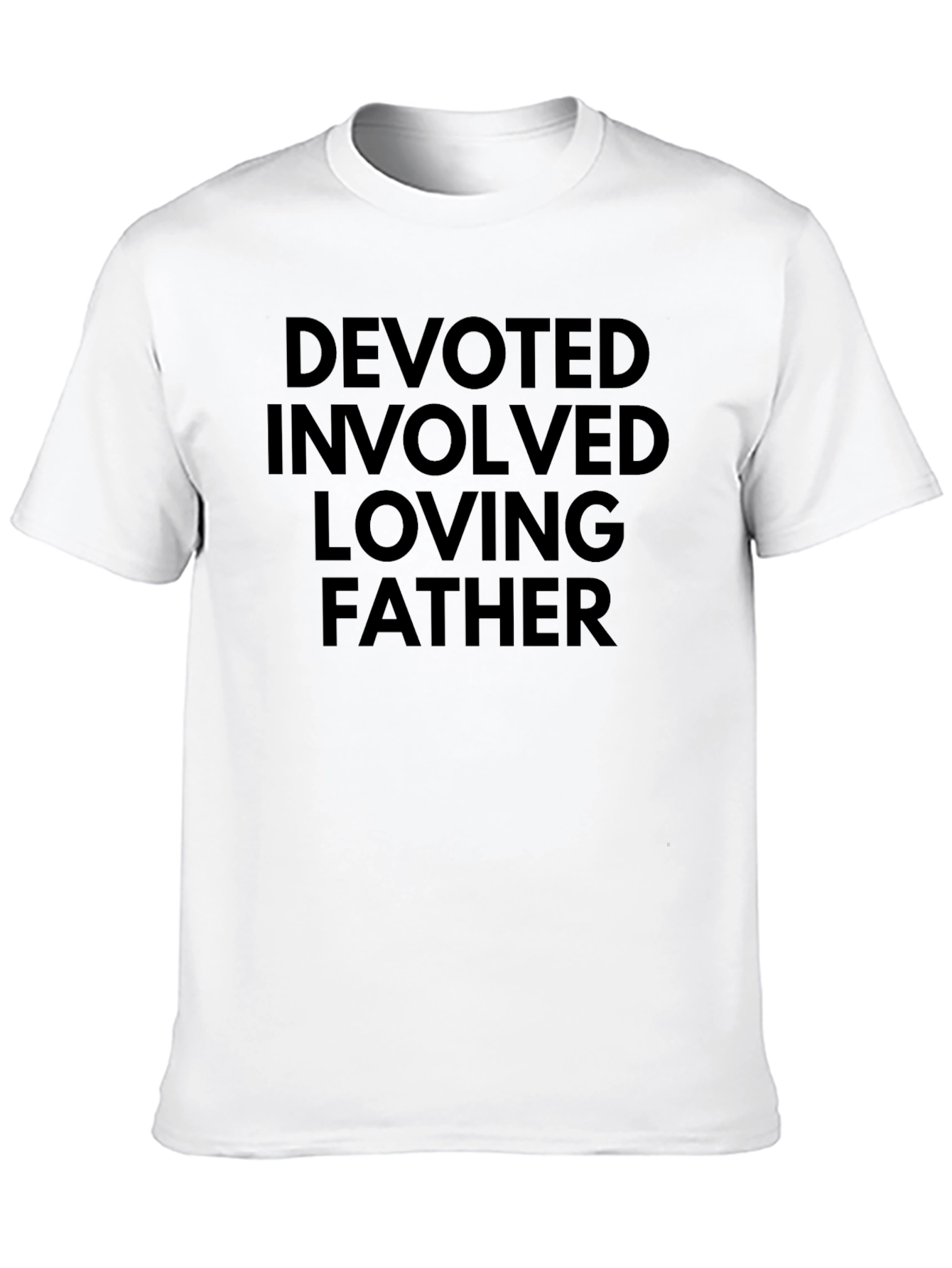 Devoted Loving Father Black T-Shirt