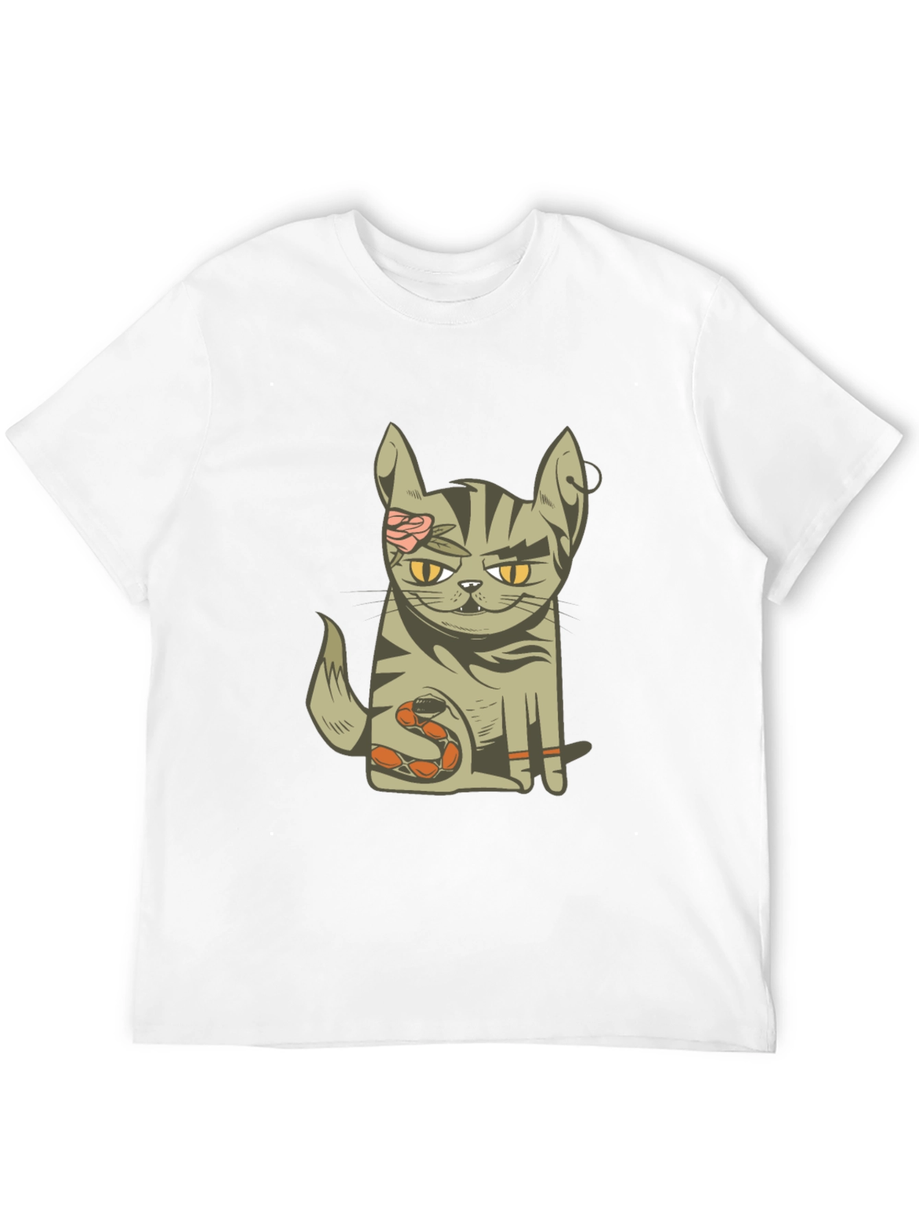 Zombie Cat T-Shirt - Unique Graphic Tee