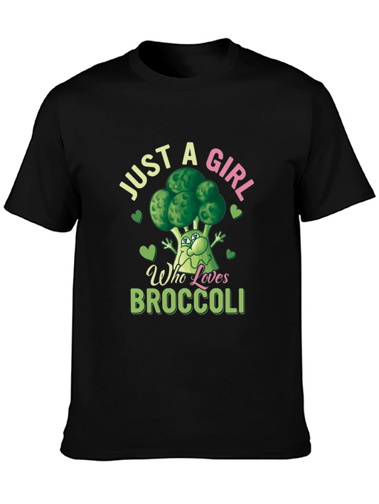 Just a Girl Who Loves Broccoli T-Shirt